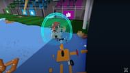 Denis using the shield to grab the win (Image via Roblox Battles/YouTube)